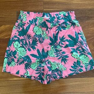 Loft Tropical Print Shorts XS Extra Small